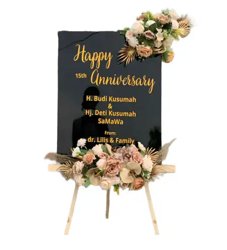 Papan Bunga Akrilik Air Teman